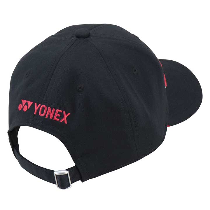 ヨネックス GCT099 ユニキャップ ゴルフキャップ ブラック/レッド YONEX 20p