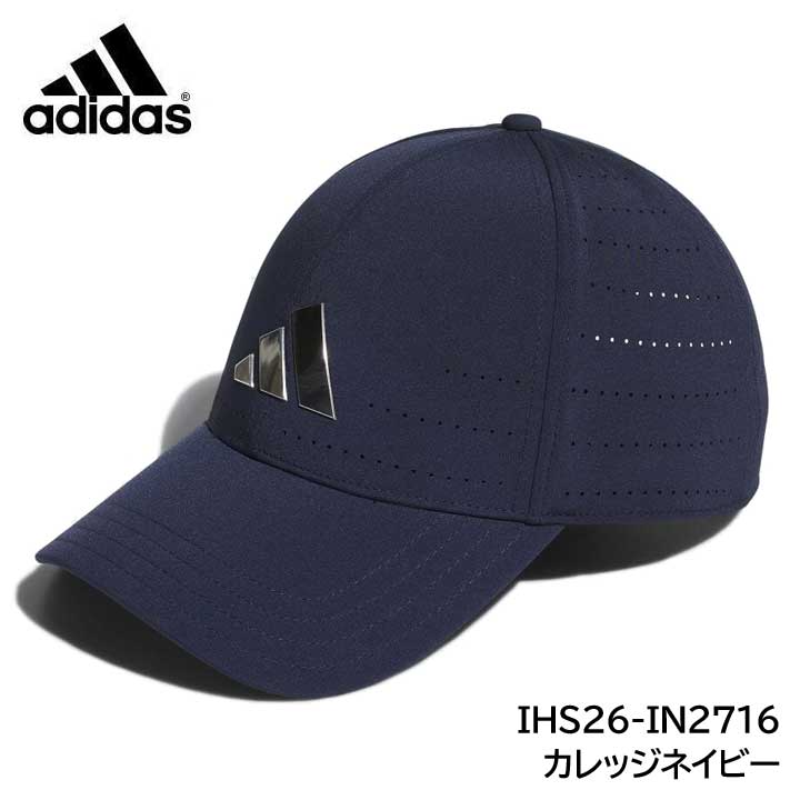 【2024モデル】アディダス IHS26 メタルロゴ キャップ IN2716 カレッジネイビー メンズ・ユニセックス adidas GOLF 20p
