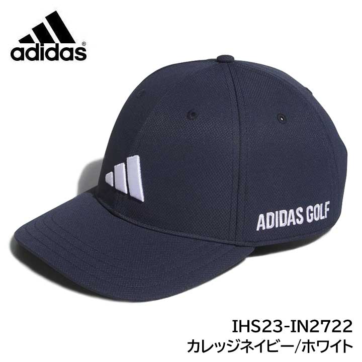 【2024モデル】アディダス IHS23 サイドロゴ キャップ IN2722 カレッジネイビー/ホワイト メンズ・ユニセックス adidas GOLF 20p