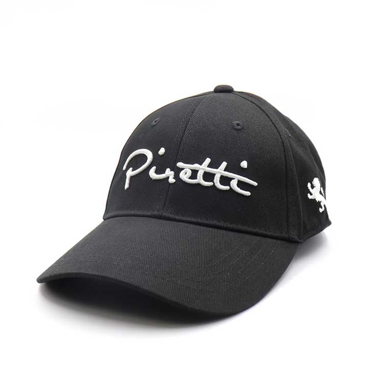 ピレッティ PR-CP0006 ゴルフ コットン キャップ ブラック Cotton Cap Piretti