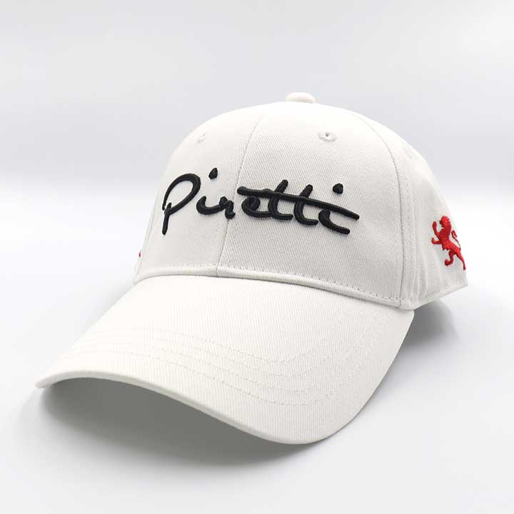 ピレッティ PR-CP0006 ゴルフ コットン キャップ ホワイト Cotton Cap Piretti