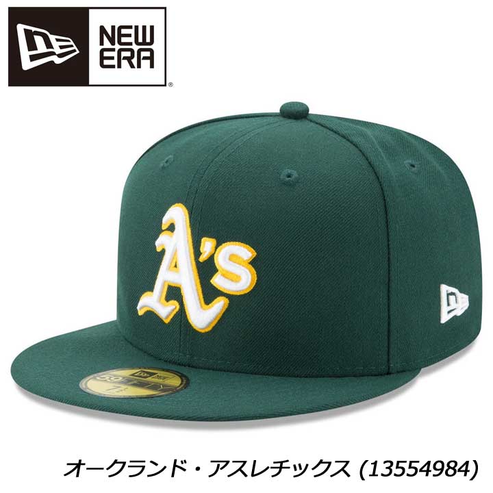 樂天商城 - ニューエラ キャップ 14524862 59FIFTY MLBオンフィールド オークランド・アスレチックス ロード NEW ERA CAP