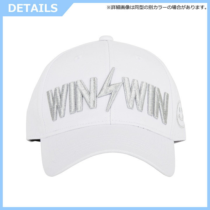 ウィンウィンスタイル CP-064（WH×GD） CAP 3D刺繍仕上げ WINWIN STYLE フリーサイズ