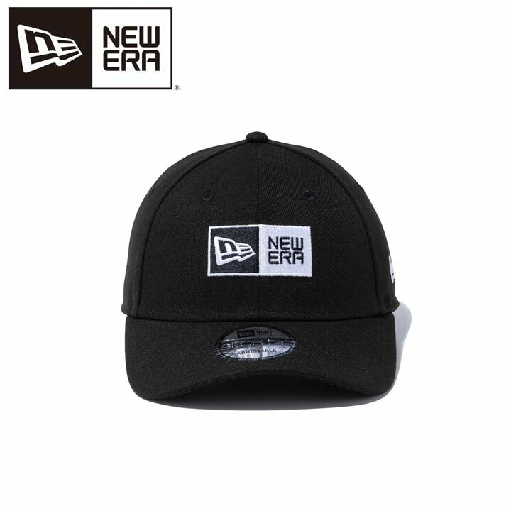 乐天商城 - ニューエラ キャップ 14525030 Custom 9FORTY ボックスロゴ ブラック × ホワイト NEW ERA CAP