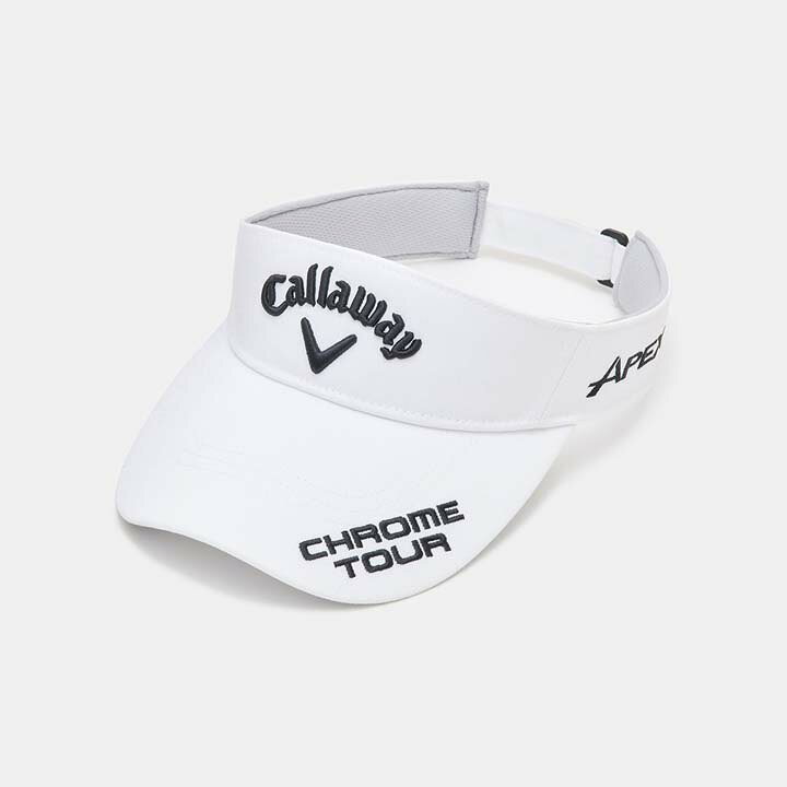キャロウェイ C25990108 ツアーRTWバイザー 1030(WH) サンバイザー ホワイト 帽子 吸水速乾スベリ TOUR RTW VISOR 25 JM MENS Callaway 20p