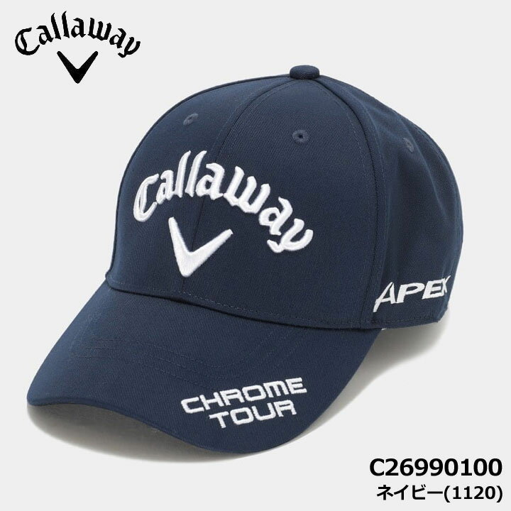 キャロウェイ C26990100 ツアー RTW キャップ ネイビー(1120) メンズ 帽子 吸汗速乾 機能スベリ CAP CALLAWAY 20p
