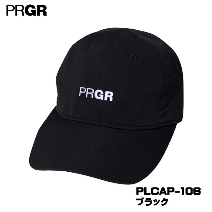 PRGR - 【2026モデル】プロギア PLCAP-106 ワイドブリムキャップ ブラック 帽子 PRGR 10p