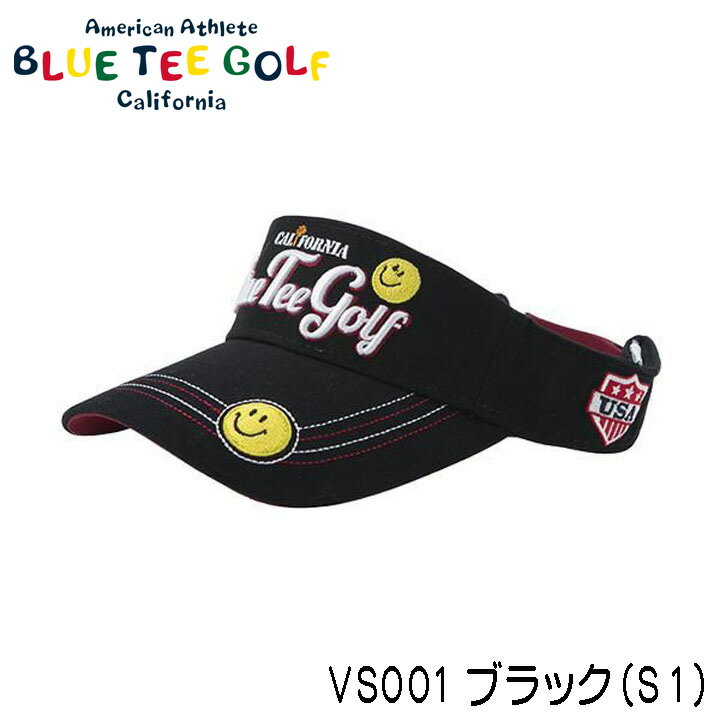 ブルーティーゴルフ コットンバイザー [スマイル] BTG-VS001 ブラック(S1) BLUE TEE GOLF ゴルフやテニスなどの屋外スポーツで大活躍！ アジャスターでサイズ調節が可能です。 カラー ブラック(S1) サイズ フリー(57〜59cm) 素材 綿100% 在庫につきまして ※在庫データは定期的に更新しておりますが、実店舗と在庫を共有している商品もございますので、日々在庫が変動しており、ご注文のタイミングによっては欠品・完売の場合がございます。 お取り寄せの商品につきましても、リアルタイムのメーカー在庫ではございませんので、予めご了承下さい。ご注文商品の在庫有無・納期につきましては、当店からのメールにてお知らせいたします。