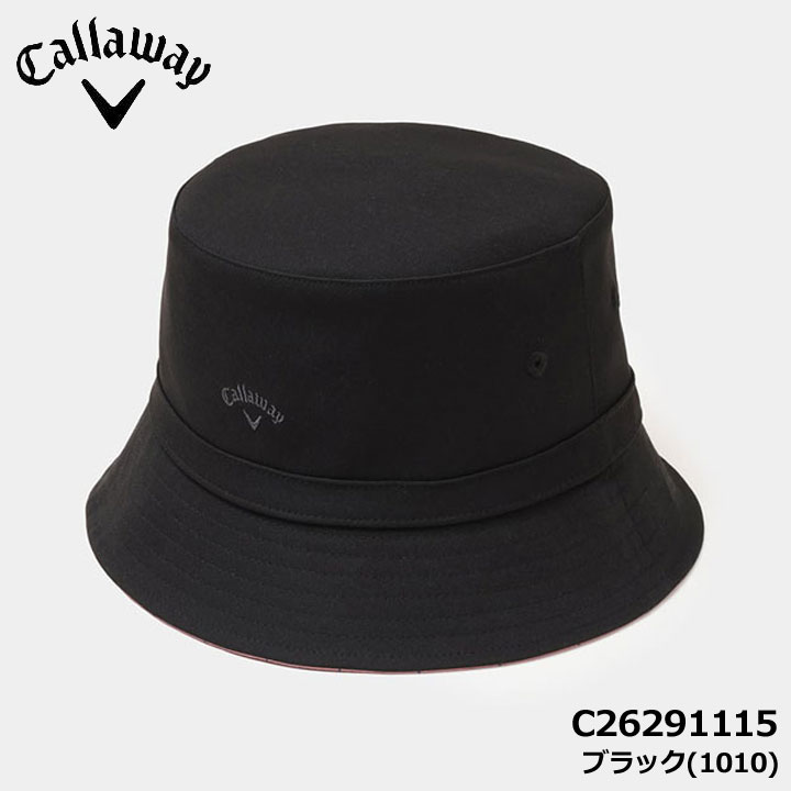 キャロウェイ C26291115 リバーシブルツイルバケットハット ブラック(1010) メンズ...