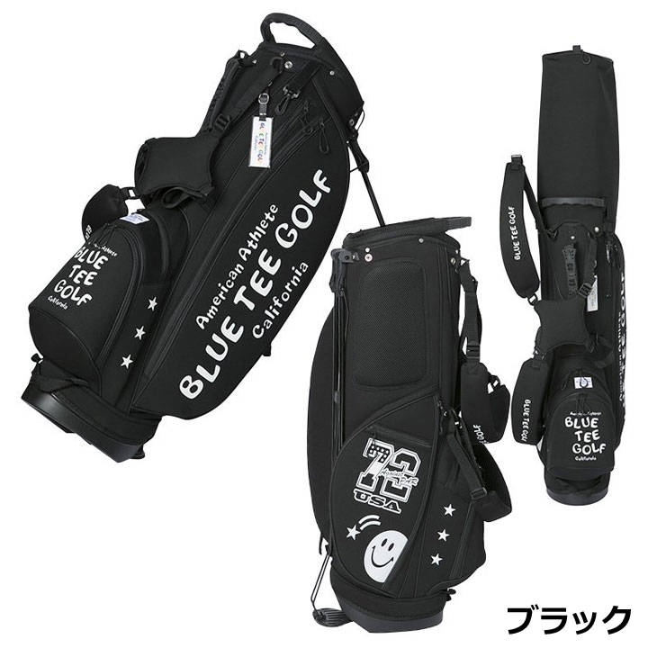 ブルーティーゴルフ BTG-CB003 ストレッチスタンドキャディーバッグ 9型 46インチ...