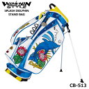 ウィンウィンスタイル CB-513 スプラッシュドルフィン ホワイト STAND BAG ゴルフキャディバッグ WINWIN STYLE