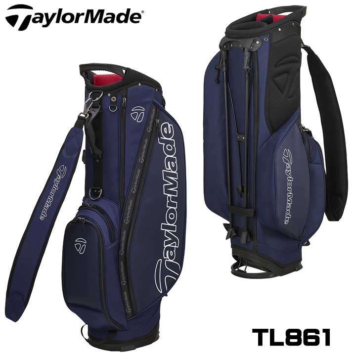 Taylor Made - 【2026モデル】テーラーメイド TL861 コンセプトワン スタンドバッグ ネイビー M2437501 キャディバッグ 9.5型 2.9kg 47インチ対応 スタンド型 Taylormade 20p