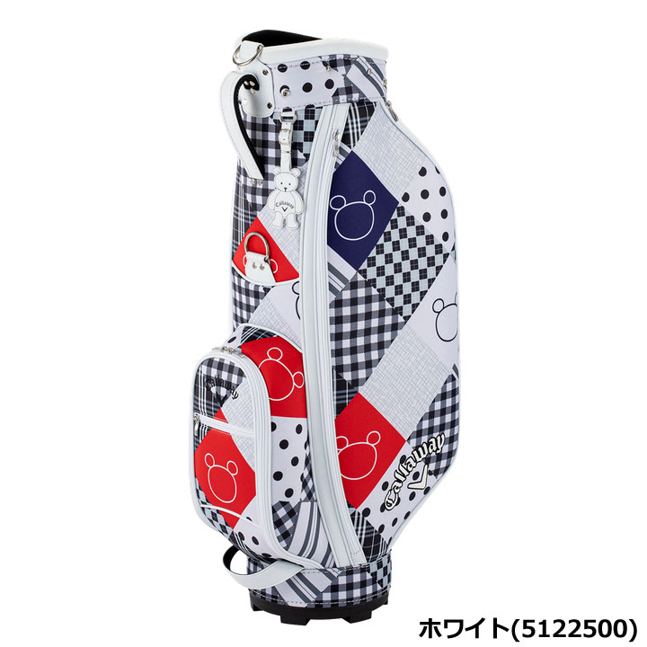 【レディース】【2022モデル】キャロウェイ ベア ウィメンズ 22 JM カート キャディバッグ 8.5型 46インチ対応 BEAR CART Women's 22 JM 5122500 5122501 Callaway 20p