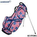 アズロフ AZ-STCB01 スタンドキャディバッグ No.242 アメリカネイビー 9.0型 2.7kg 軽量 46インチ対応 AZROF 10p