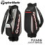 テーラーメイド TJ105 トゥルーライトキャディバッグ ブラック カート型 2.6kg 47インチ対応 TM23 Taylormade TRUE-LITE CART BAG