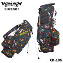 【2022モデル】ウィンウィンスタイル CB-106 サーフ ターフ ダークグレー SURF TURF LIGHT WEIGHT STAND BAG ゴルフキャディバッグ WINWIN STYLE