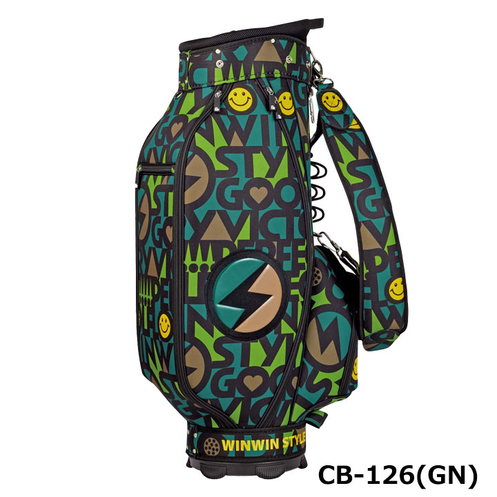 ウィンウィンスタイル CB-126 マルチアイコン カートバッグ グリーン CART BAG ゴ...