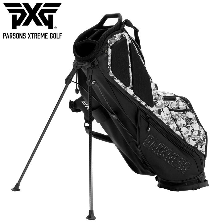 ԡå 2023 PXG ͥ륫 ꡼ɥХå B-PG-031A23DRKNSSʥ졼 4ʬ ǥХå Darkness Skull Camo Carry Stand Bag PXG