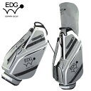 EDWIN GOLF 9.5型スタンドバッグ EDCB-3479 キャディバッグ (グレー) 6分割 47インチ対応 Cart Bag ゴルフバッグ スタンド式 エドウィン レザックス LEZAX