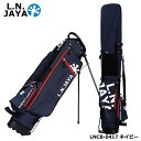 エル.エヌ.ジャヤ LNCB-0417 6.5型 48インチ対応 2.1kg スタンドバッグ ネイビー(NV) 超軽量 スタンド式 キャディバッグ L.N.JA...