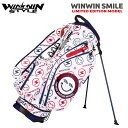 ウィンウィンスタイル CB-150 ウィンウィンスマイル (トリコロール) 【限定50】軽量 STAND BAG ゴルフキャディバッグ WINWIN STYLE