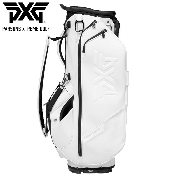ピーエックスジー デラックスハイブリッドスタンドバッグ B-PG-173-WO（ホワイト）6分割 キャディバッグ Deluxe Hybrid Stand Bag White PXG