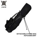 アニュー AGFUUSB01BKF デタッチャブルスタンドバッグ(BLACK) 5分割 キャディバッグ ANEW DETACHABLE STAND BAG