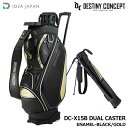 イデアジャパン DESTINY CONCEPT DC-X15B DUAL CASTER ENAMEL-BLACK/GOLD(エナメルブラック/ゴールド) スタン...