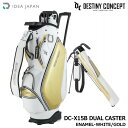 イデアジャパン DESTINY CONCEPT DC-X15B DUAL CASTER ENAMEL-WHITE/GOLD(エナメルホワイト/ゴールド) スタン...
