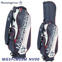 【2025モデル】マンシングウェア MG5FCB03M 軽量 キャディバッグ ネイビー Munsingwear NV00 10p