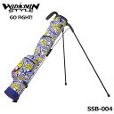 【2021モデル】ウィンウィンスタイル SSB-004 ゴーファイト イエロー GO FIGHT!WINWIN SELF STAND BAG スタンドクラブケース WINWIN STYLE