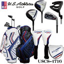 USアスリート USCS-4716 クラブセット 10本組 (1W,5W,5I-PW,SW,PT) キャディバッグ付 U.S.Athletes