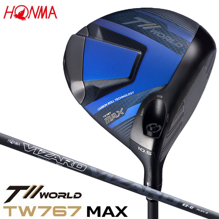 Rakuten - 本間ゴルフ T//WORLD TW767 MAX DRIVER ツアーワールド ドライバー シャフト：VIZARD EZ-C カーボン HONMA 10p