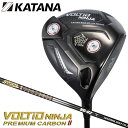 【2025モデル】カタナ VOLTIO NINJA PREMIUM CARBON II TI ドライバー シャフト:TOUR AD VG-02 カーボン 日本正...