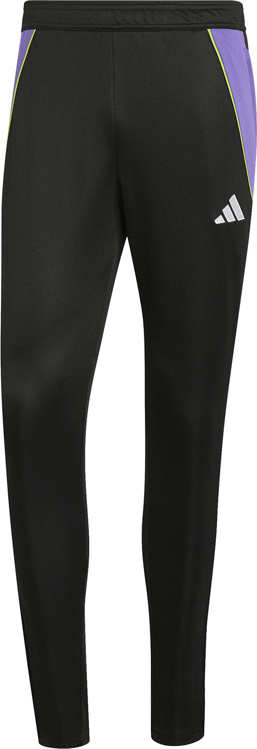 アディダス ティロ 24 スリム トレーニングパンツ ブラック/パープルラッシュ KNS67 2025fw 25p