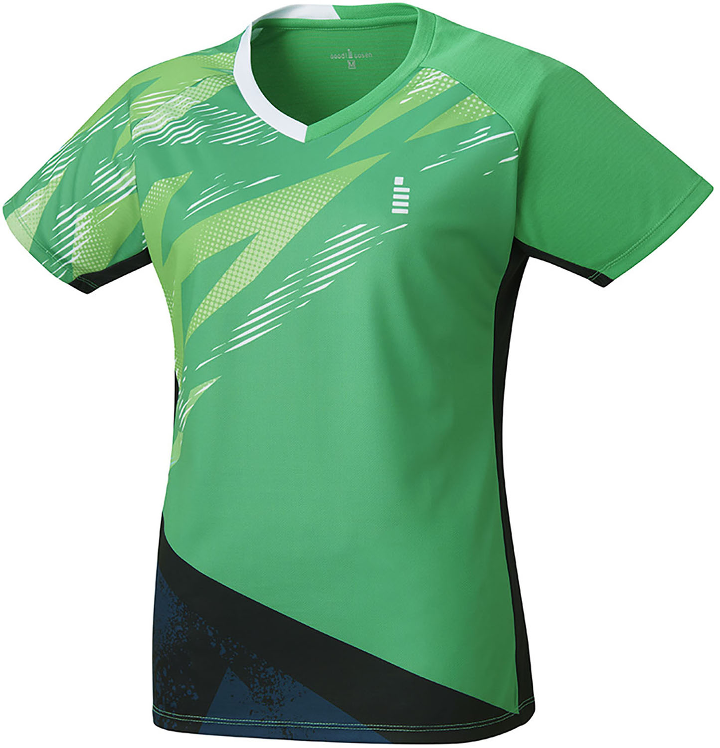 ゴーセン レディースゲームシャツ グリーン T2403 2024fw 20p