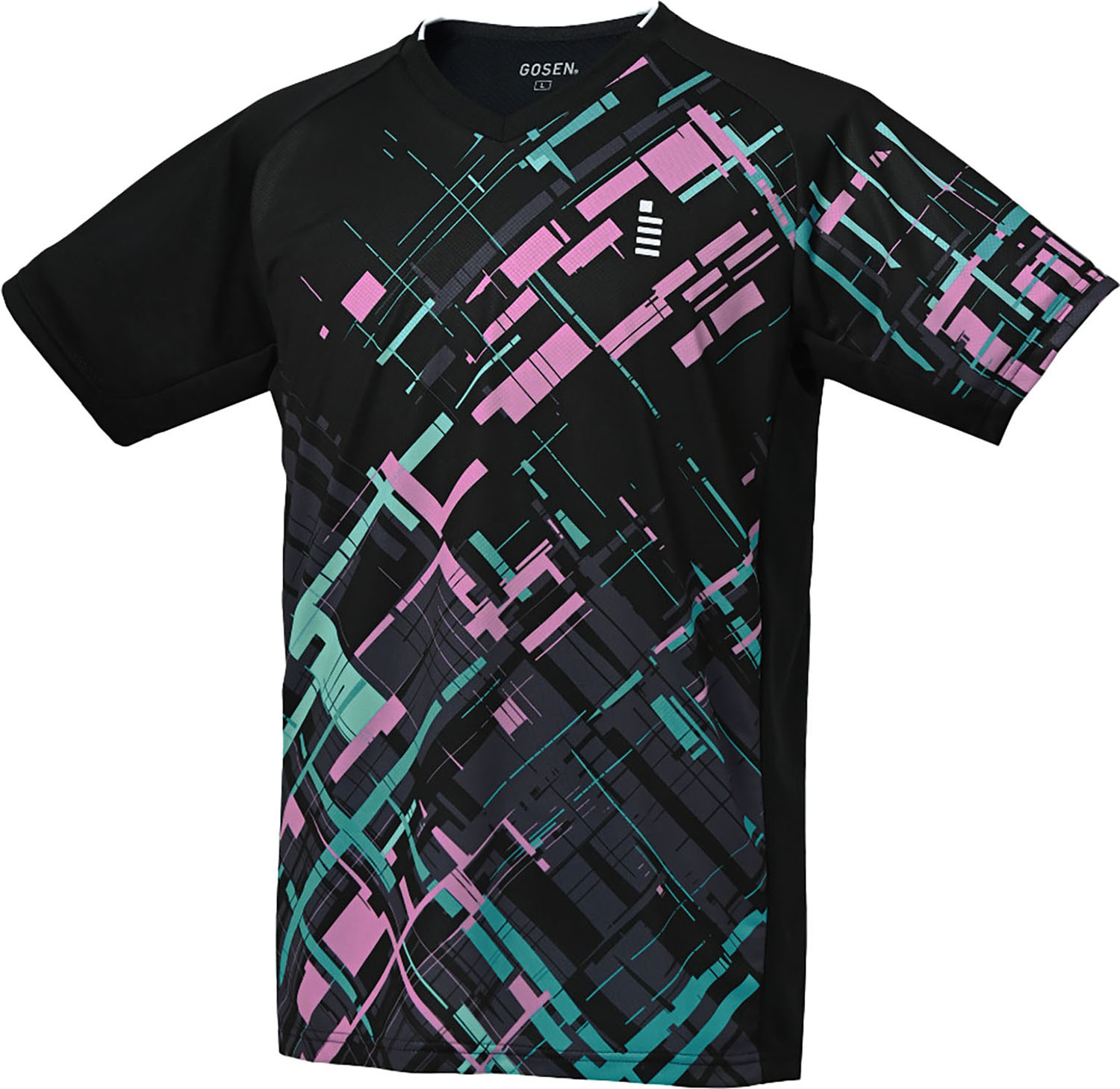 ゴーセン ゲームシャツ ブラック T2520 2025fw 20p