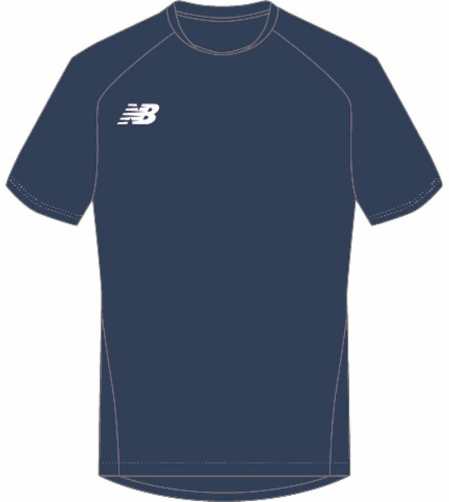 ニューバランス ゲームシャツ ネイビー JMTF0486 25p(4)