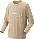 ヨネックス ユニロングスリーブTシャツ サンドベージュ 16709 20p(4)