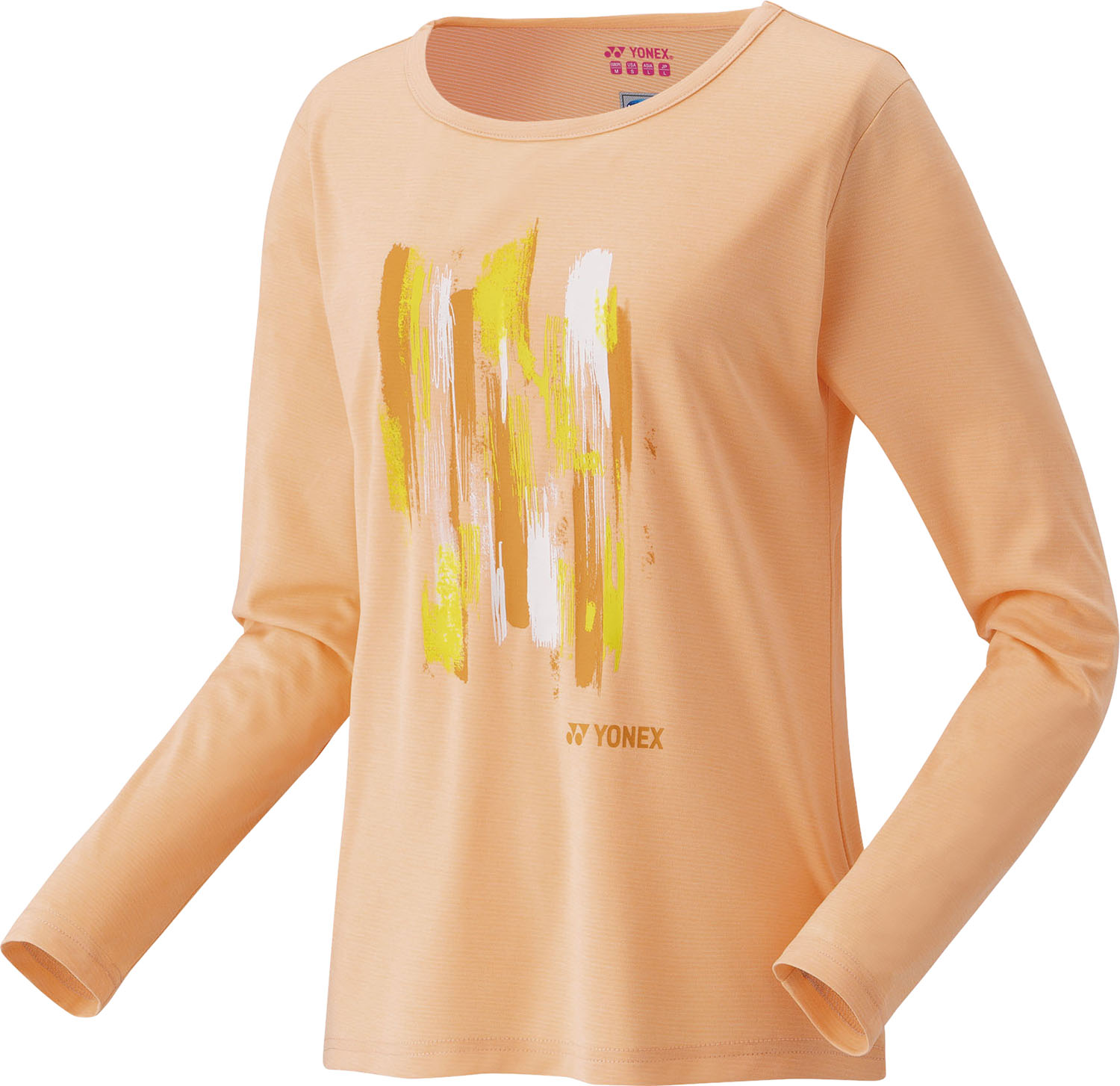 ヨネックス ウィメンズロングスリーブTシャツ ベージュピンク 16813 2025fw 21p