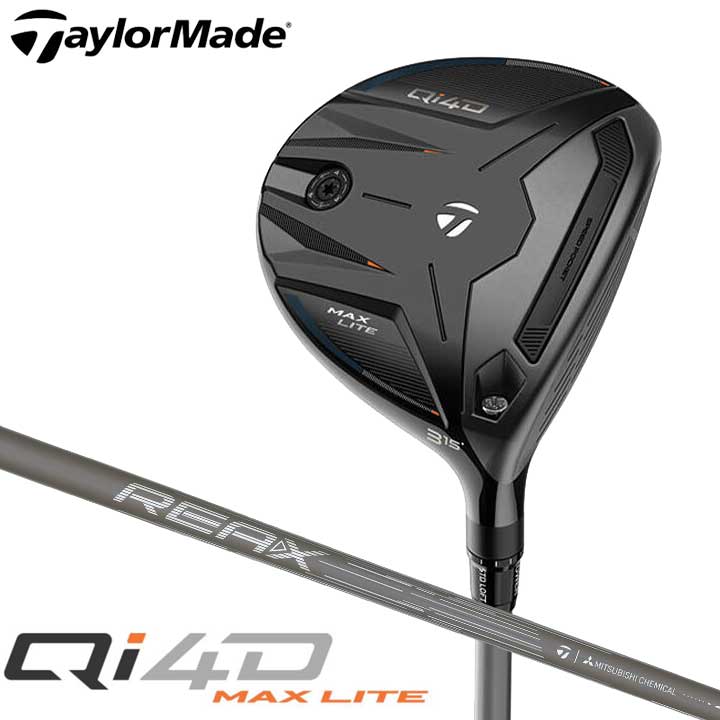 Rakuten - 【特注スペック】【2026モデル】テーラーメイド Qi4D MAX Lite フェアウェイウッド 日本正規品　シャフト：REAX 45 カーボン TaylorMade QI4D マックス ライト