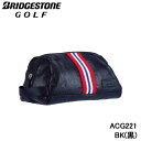ブリヂストンゴルフ ACG221 ブラック ラウンドポーチ BRIGESTONE GOLF BK 10P