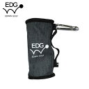 EDWIN GOLF　ボールホルダー EDSC-3486 （ダークグレー）ボールケース ボールホルダー BALL HOLDER CASE エドウィン レザックス LEZAX