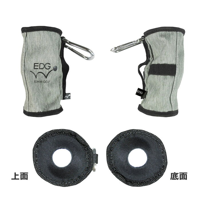 EDWIN GOLF　ボールホルダー EDSC-3486 （グレー）ボールケース ボールホルダー BA...