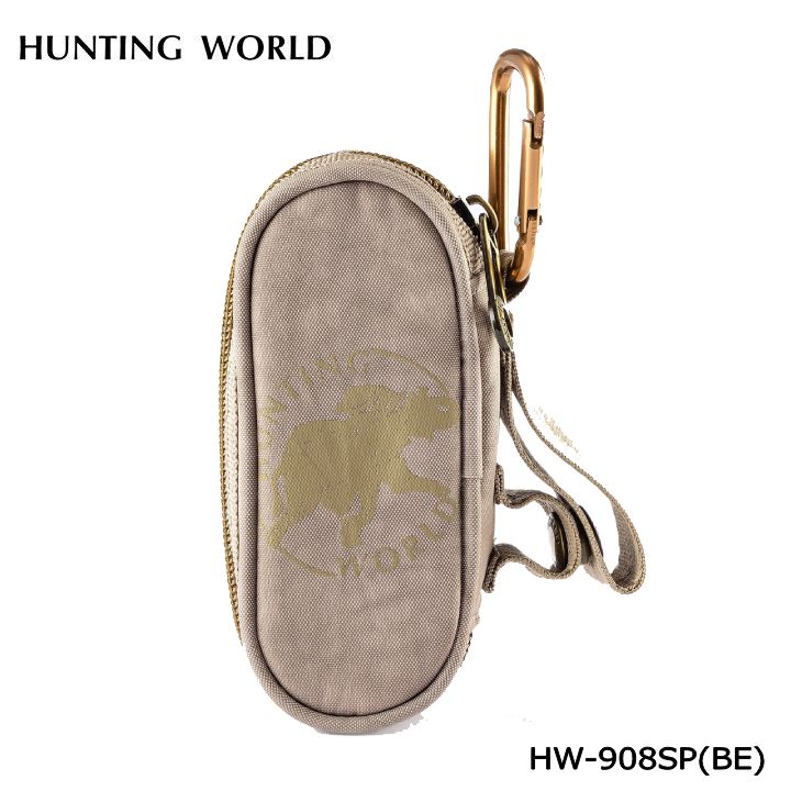 アクセサリーポーチ ハンティングワールド HW-908BP ボールポーチ （ベージュ）HUNTING WORLD