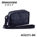 ブリヂストンゴルフ ショルダーバッグ カートポーチ ACG371 BK 黒 ブラック 2WAY BRIGESTONE GOLF 10p
