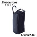 ブリヂストンゴルフ ボールポーチ ACG372 BK 黒 ブラック カラビナ ボール収納 ティー収納 BRIGESTONE GOLF 10p