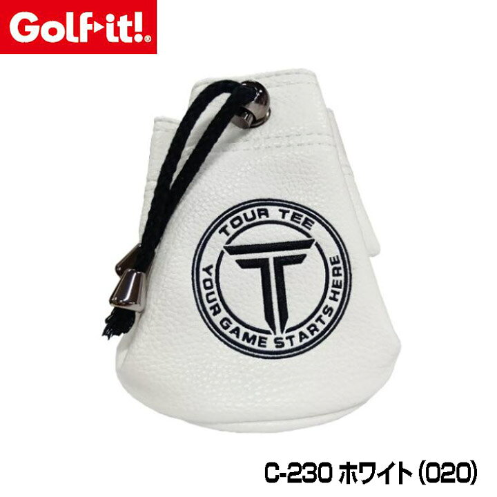 ライト ゴルフ イット！Tour Tee DX トートバッグ C-230　ホワイト（020） ポーチ 高級感が溢れてボール、ティー、マーカーその他小物類が入る便利なポーチ サイズ 約12cm（径）x15.5cm 素材 PU ・PVC80%・不織布20% 原産国 中国 在庫につきまして ※在庫データは定期的に更新しておりますが、実店舗と在庫を共有している商品もございますので、日々在庫が変動しており、ご注文のタイミングによっては欠品・完売の場合がございます。 お取り寄せの商品につきましても、リアルタイムのメーカー在庫ではございませんので、予めご了承下さい。ご注文商品の在庫有無・納期につきましては、当店からのメールにてお知らせいたします。
