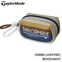 【2024モデル】テーラーメイド UN080 ゴールデンステート ボールケース ベージュ/ネイビー U2647801 BEIGE / NAVY Taylorma...