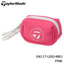 【レディース】【2024モデル】テーラーメイド UN117 サークルTライト ボールケース ピンク U2614801 PINK BALL CASE Taylor...